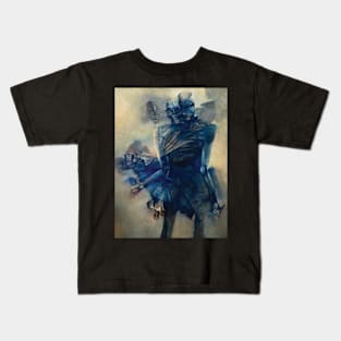 Zdzislaw Beksinski - Kidney surreal Painting Kids T-Shirt